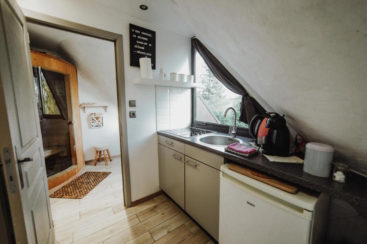 Chalet Scandinave Avec Sauna Ir - In The Woods Gesves Extérieur photo